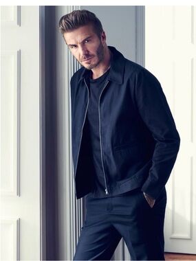 NWT DAVID BECKHAM  MODERN ESSENTIALS H&M WOOL BLEND SLIM FIT SUIT PANTS.